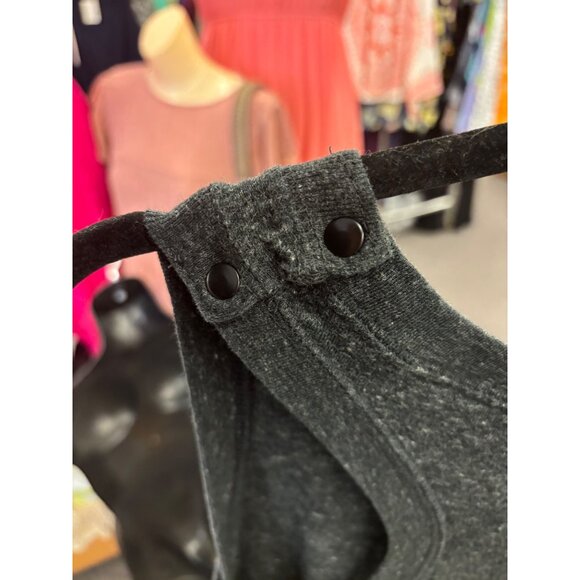 Nike Womens Sleeveless Grey Romper Large Drawstring Waist Lightweight - Picture 4 of 4